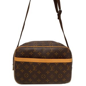 Louis Vuitton Monogram Leather Brown Reporter Shoulder Bag